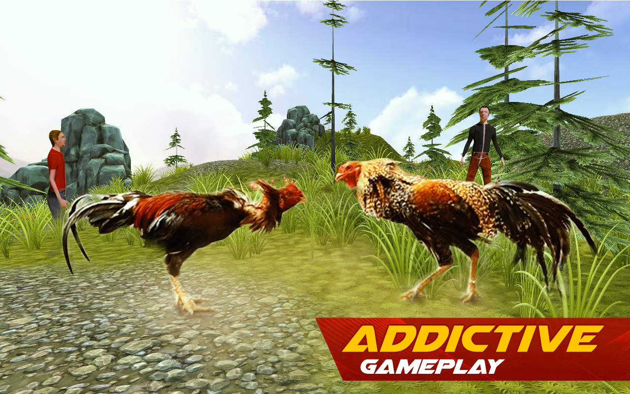 Rooster Wild Fighting : Farm Battle Run截图2