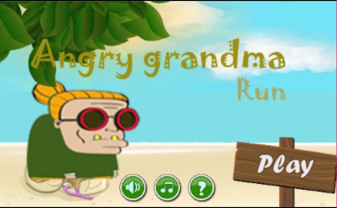 Angry Grandma Run-Running Game截图1