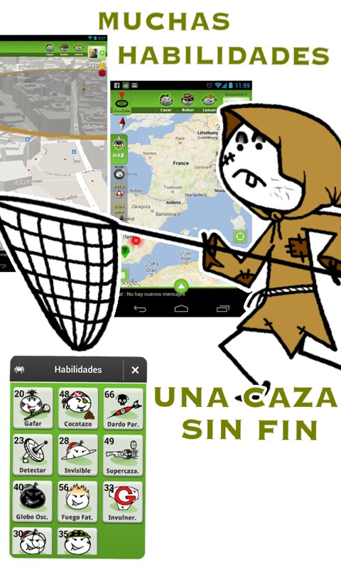 GeoZate, Mmorpg, Juego de caza截图2