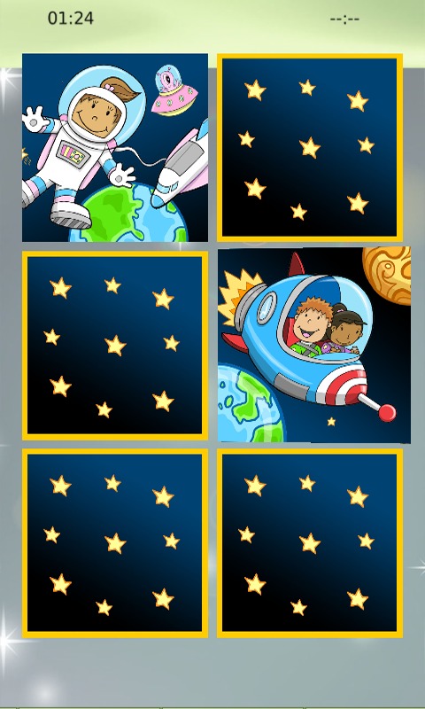 Astronaut Boy Memory Puzzle截图4