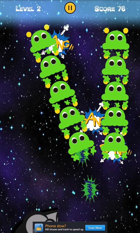 Green Mob - Alien Galaxy Clash截图3