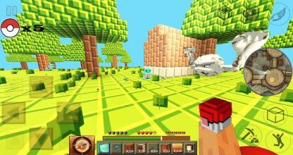 Pixelmon craft & build town 3D: story mod world pe截图1