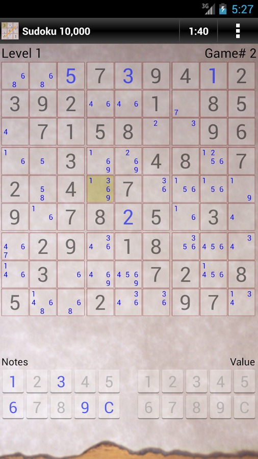 Sudoku 10,000 Trial截图2