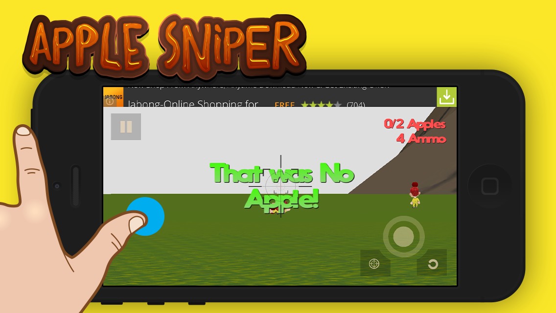 Apple Sniper Shooter 3D截图2