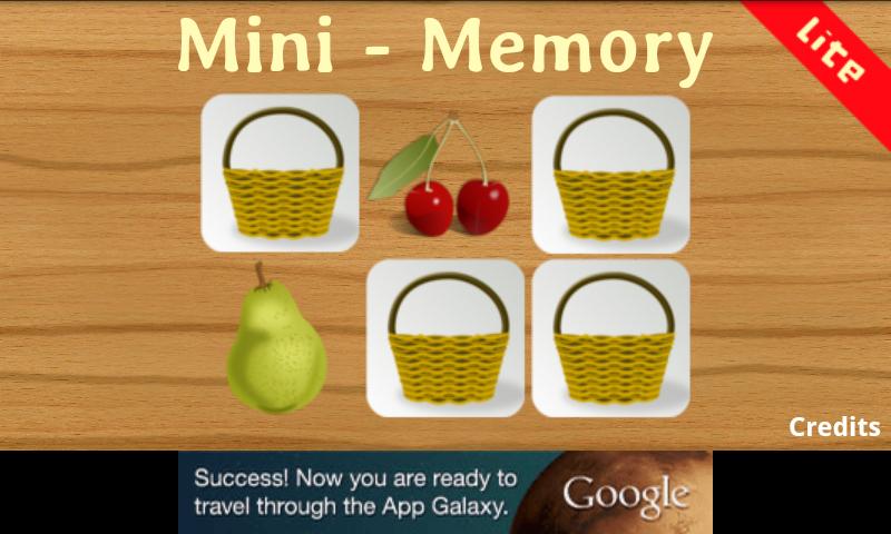 Mini Memory Kid Lite截图1