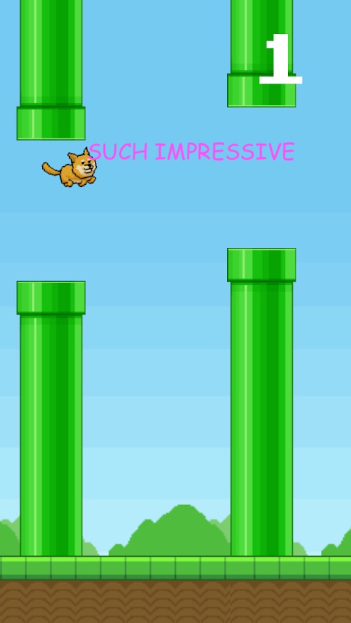 Flying Doge Flappy Adventure截图2