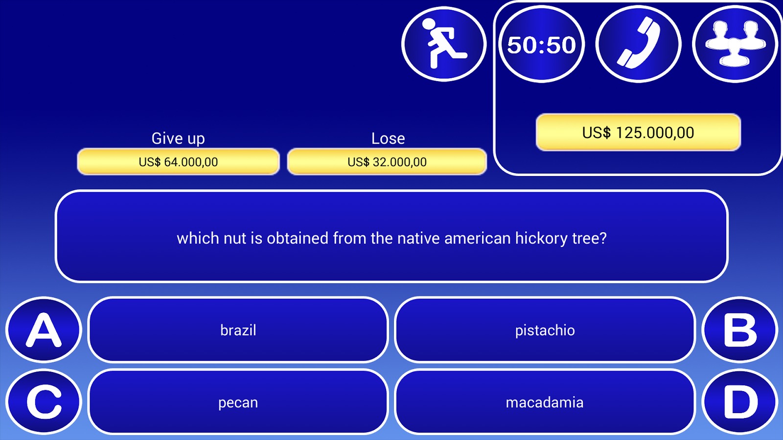 New Millionare Quiz English截图2