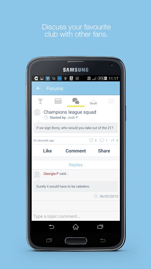 Fan App for Manchester City FC截图2