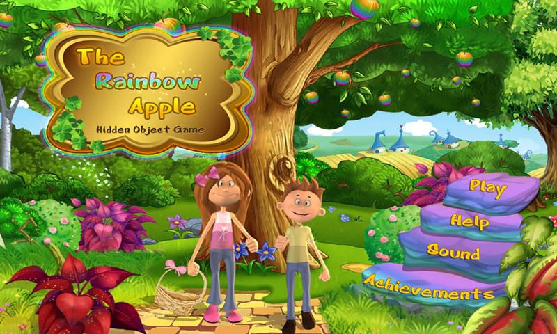 Rainbow Apple - Hidden Objects截图2