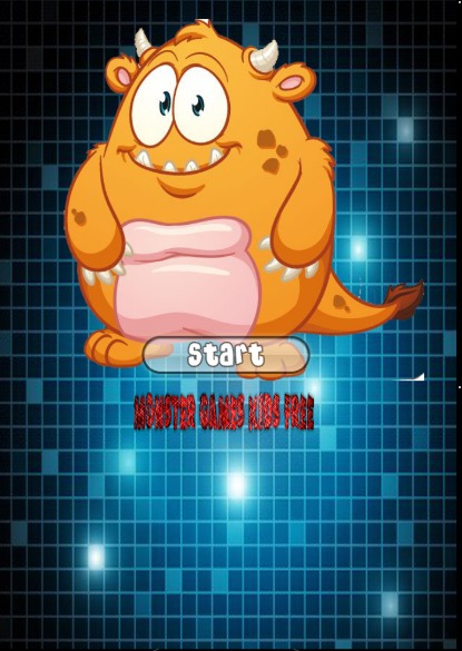 Funny Monster Games Kids Free截图1