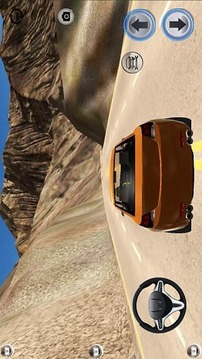 碰撞汽车驾驶模拟器的3D截图