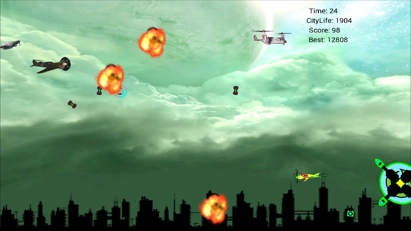 Aircraft Hunter Airplane Games截图2