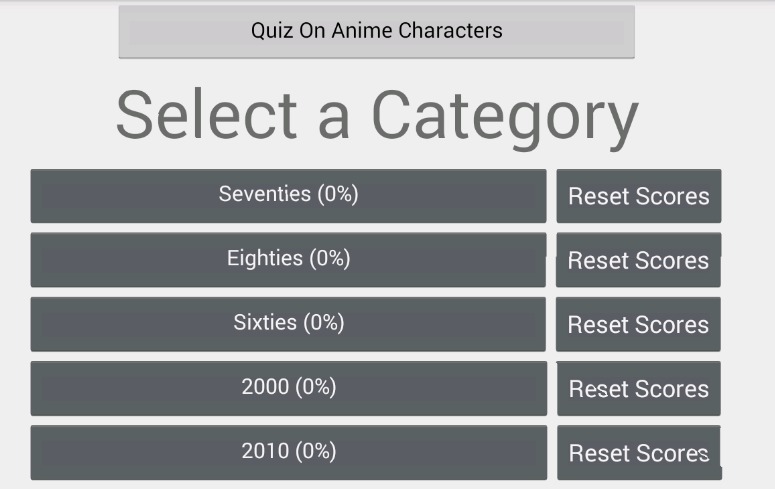 Anime Characters Quiz截图2