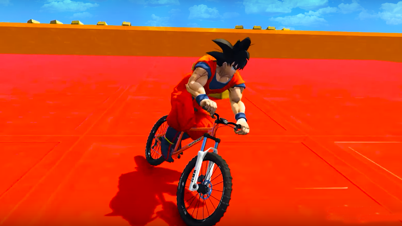 Superheroes Bmx Racing: Bicycle Xtreme Stunts截图2