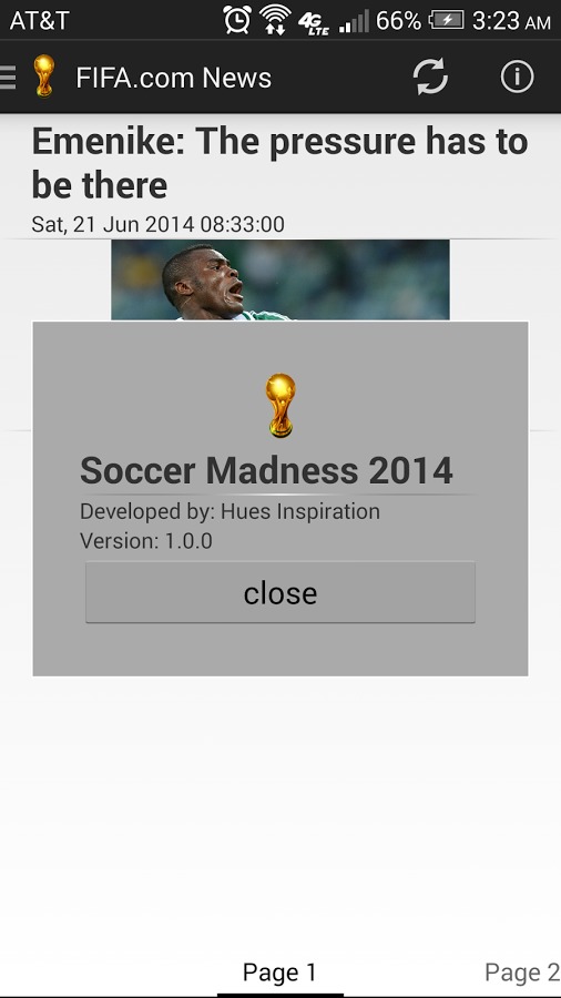 Soccer Madness 2014截图5