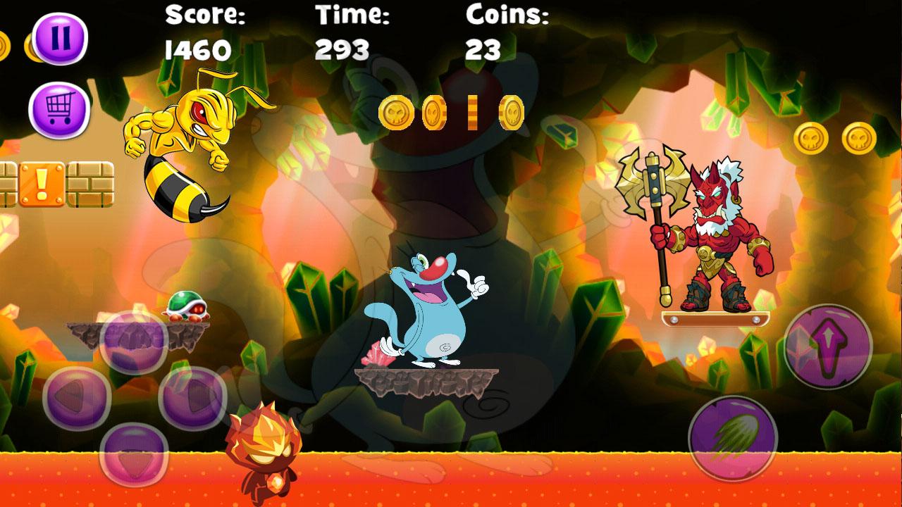 Oggy Adventure Temple Jungle Run 3d - Endless Run截图5