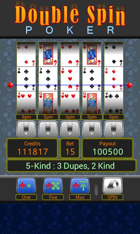 Double Spin Poker截图4