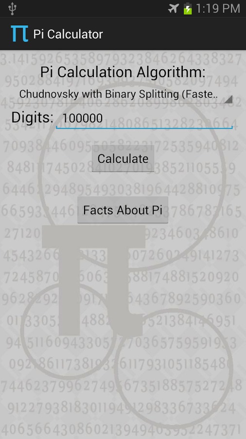 Pi Calculator截图1
