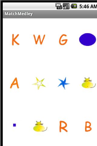 Basic shapes & Alphabet Match截图2