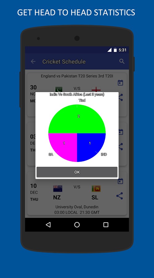 Cricket Schedule截图2