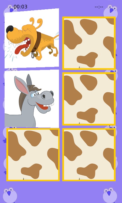 Farm Animal Fun Memory Puzzle截图3