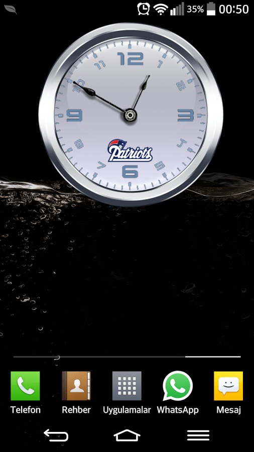 Patriots Clock Widgets截图1