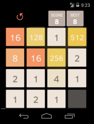 1024 Number Puzzle Game截图1