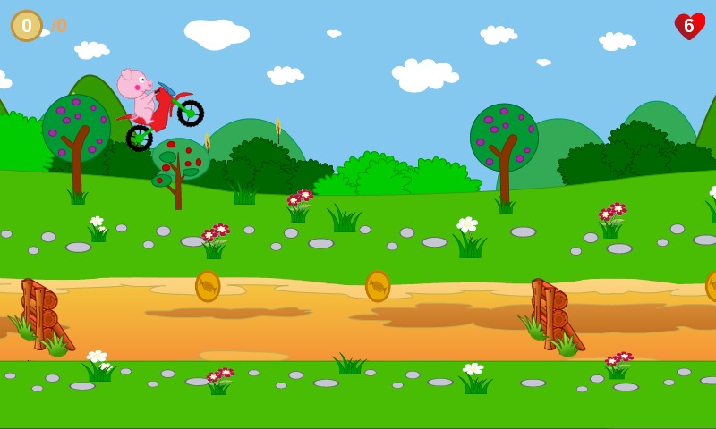 Peppie Pig Motocross Racing截图2