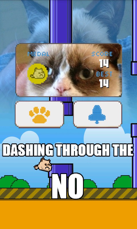 Flappy Grumpy Cat截图5