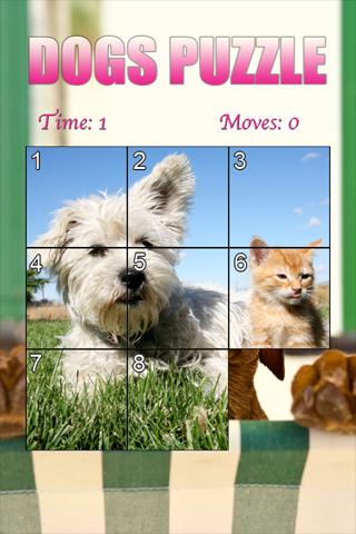 Dogs Slider Puzzle截图2