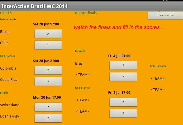 INTERACTIVE BRAZIL WC 2014截图4