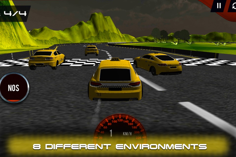 Speedy Cab Racer - Countryside截图2