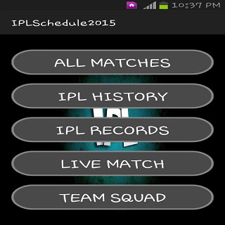 IPL Full Schedule 2015截图1