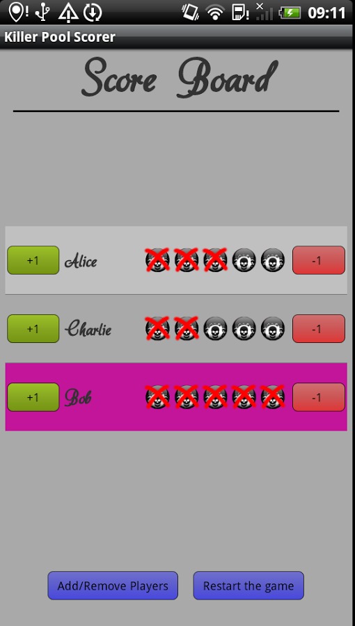 Killer Pool Scorer截图4