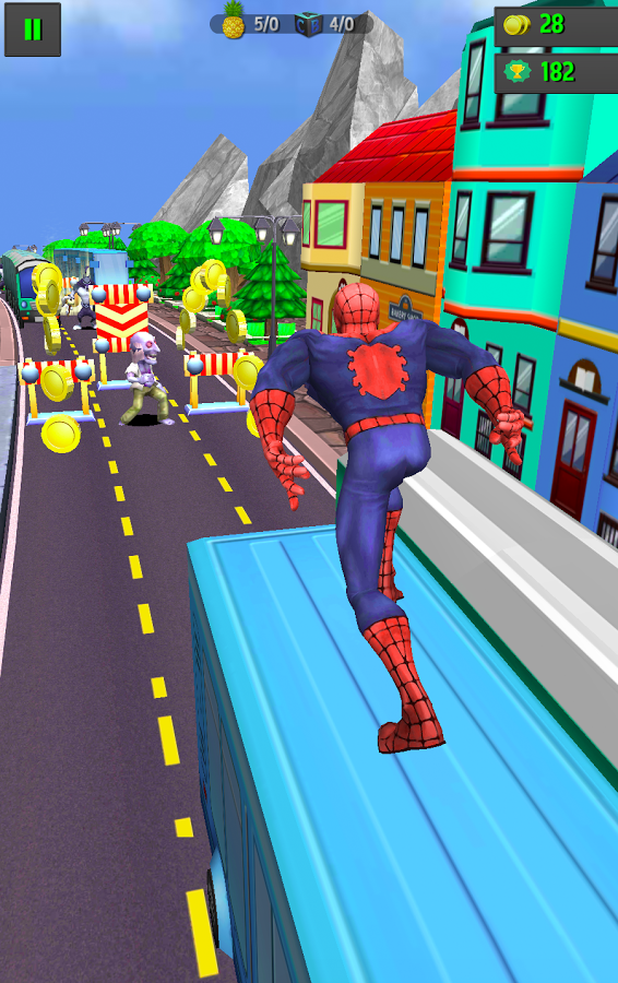 Subway Spider-Run Adventure World截图1