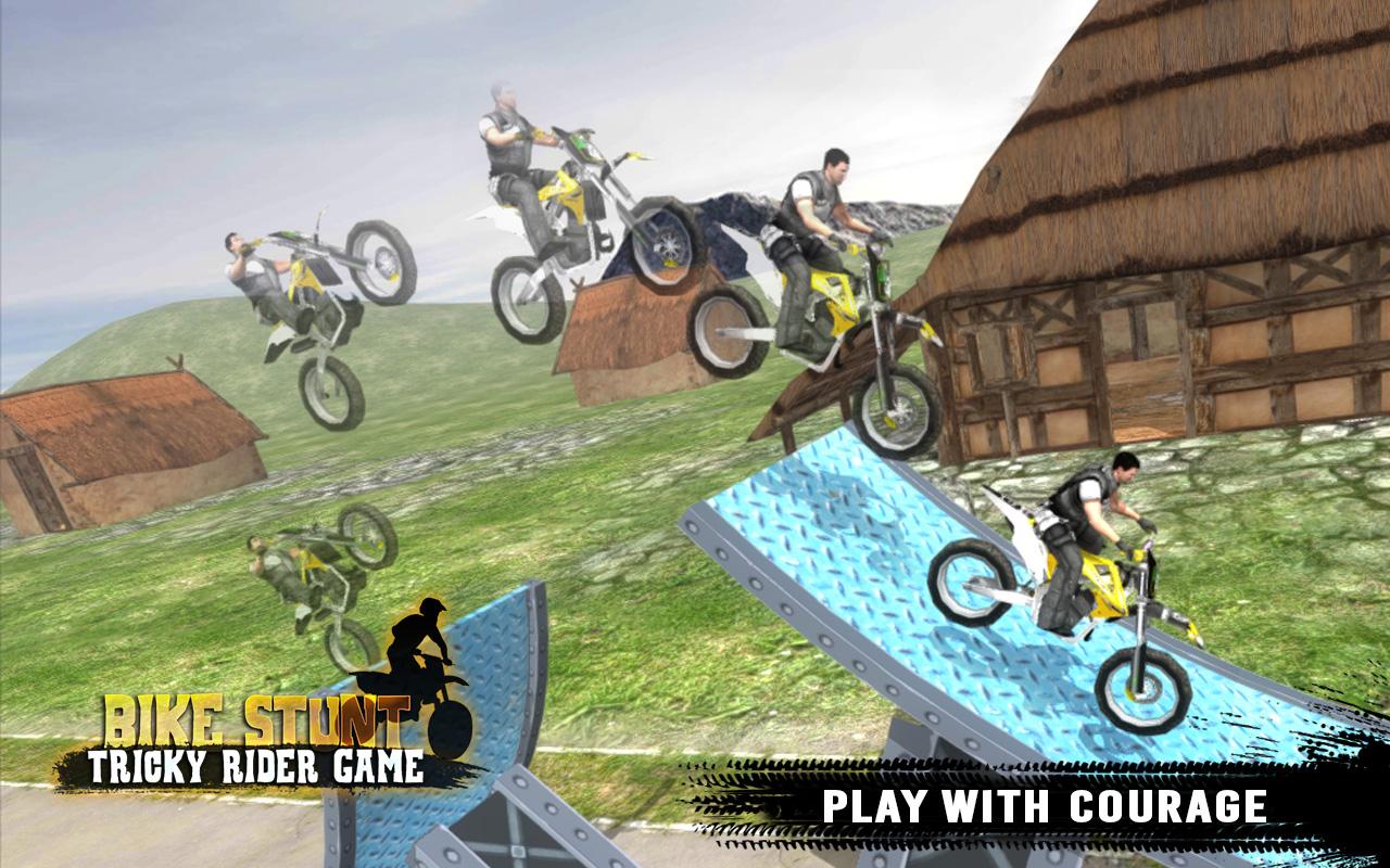 Bike Stunt Tricky Rider Game截图1