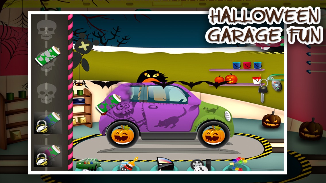 Halloween Car Garage Fun截图3