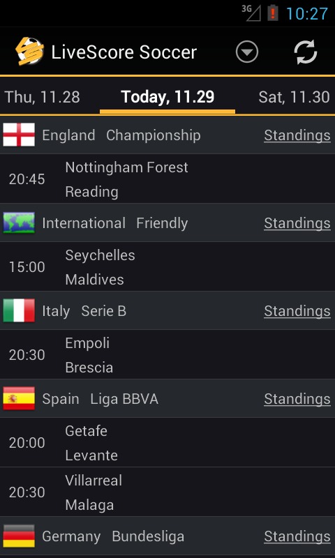 Livescore Football截图1