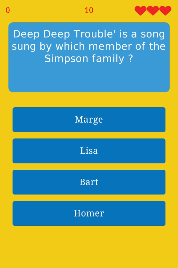 Trivia for The Simpsons截图3