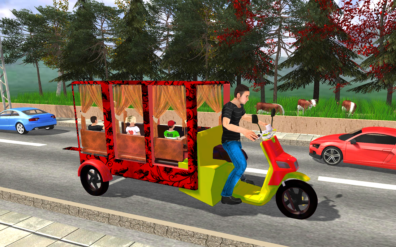 Offroad Crazy Rickshaw Driver截图1