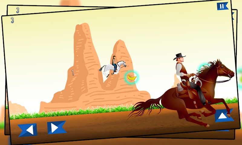 Cowboy Horseback Race Second截图3