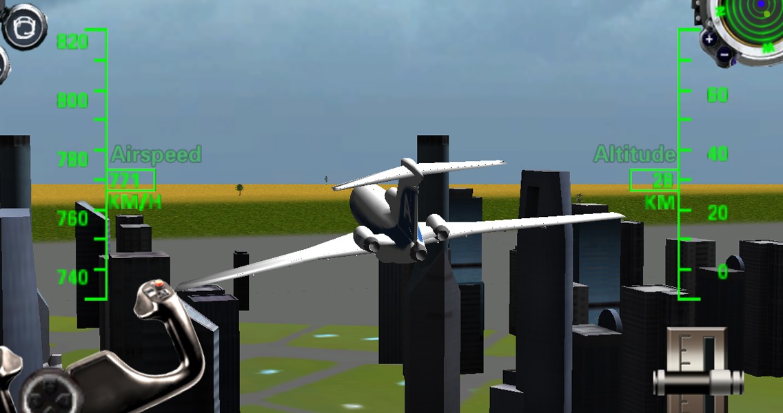 飞机飞行3D疯狂截图3