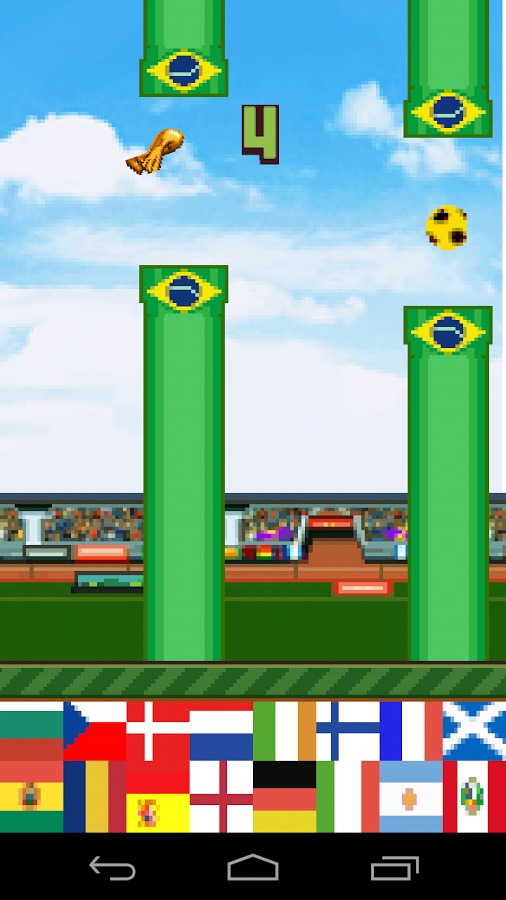 Flappy World Cup 2014截图3