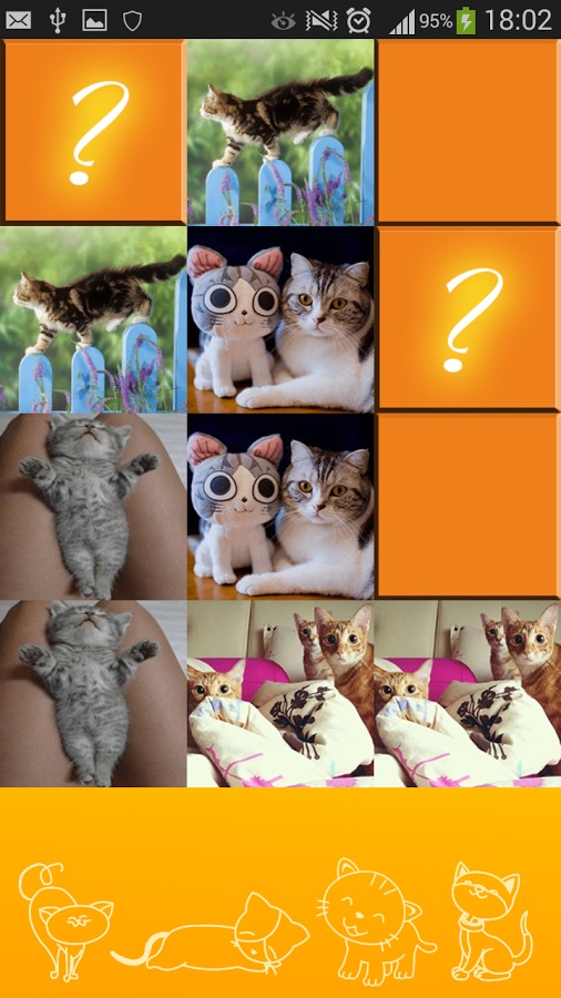 FREE Cat's Memory GAME截图1