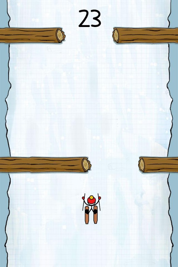 Stickman Ski on Cliff FREE!截图2