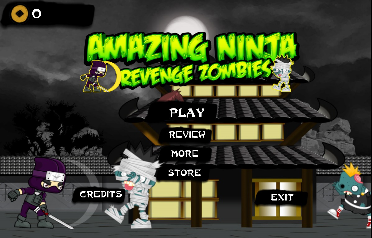 Amazing Ninja Revenge Zombies截图2