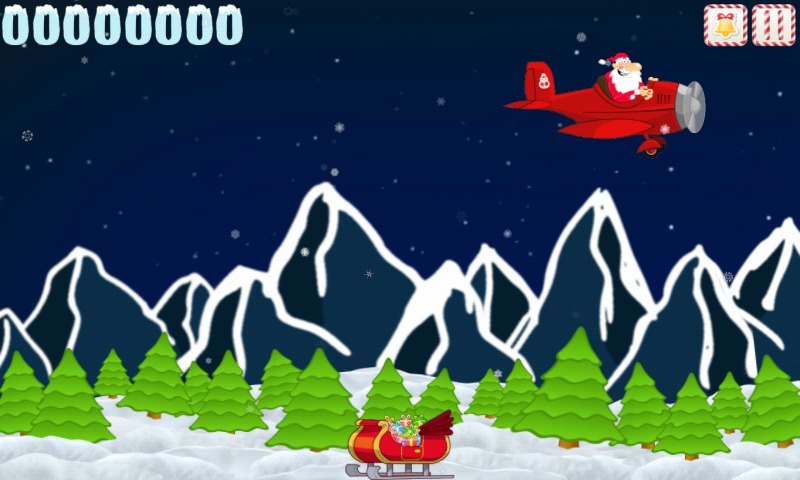 Crazy Santa Fly截图3