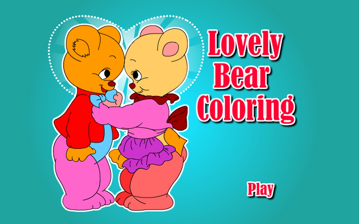 Coloring Lovely Bear截图4