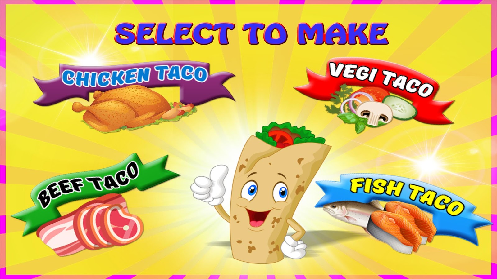 Taco Lunch Box Cheese Food : Kitchen Cooking Games截图4