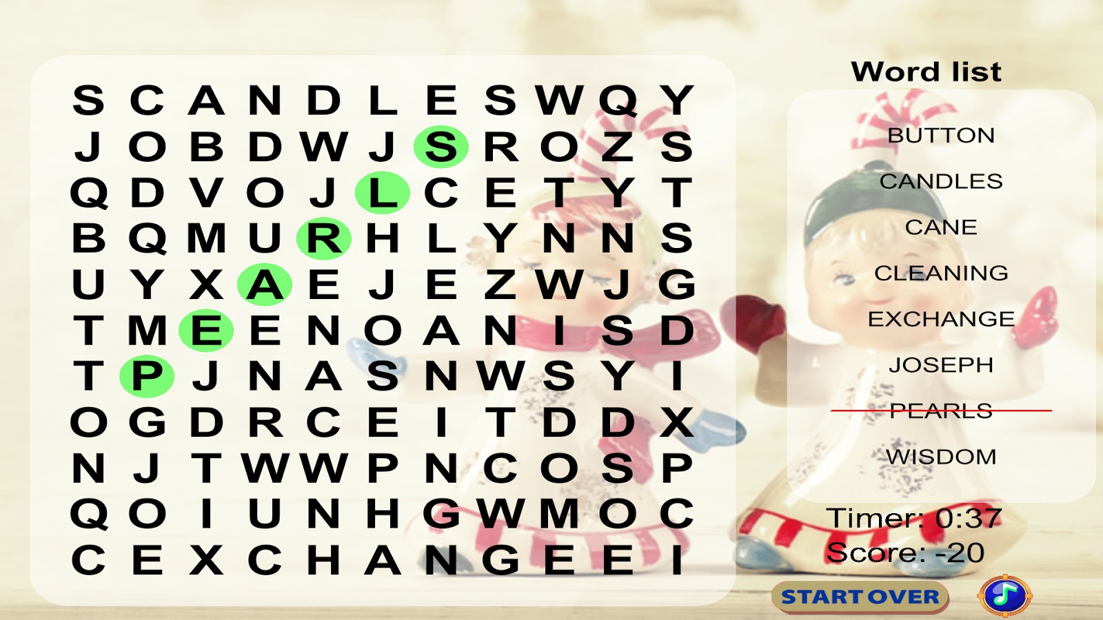 Holiday Word Search FREE截图3